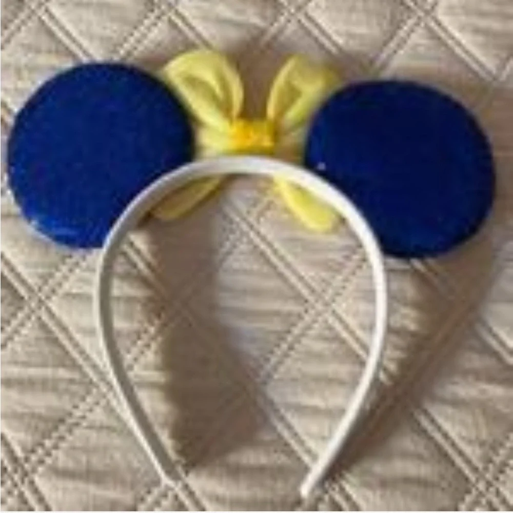 Sequin Bow Mouse Ears Headband